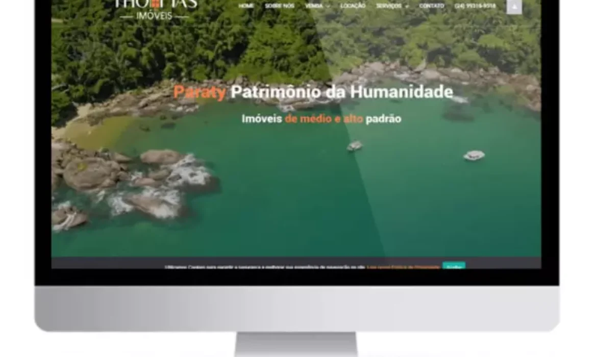 Site criado Thomás Imóveis Paraty