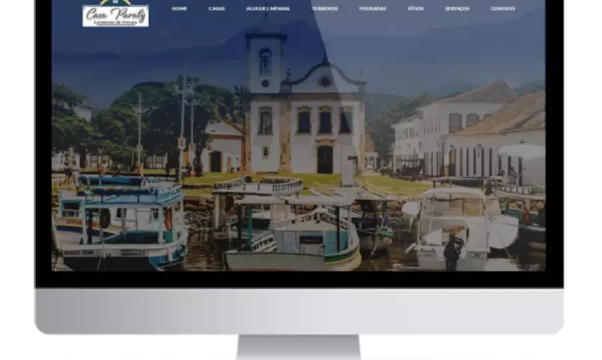 Site criado Casas Paraty