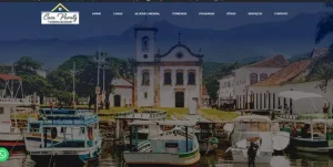 Site desenvolvido por Imasterweb Soluções Digitais para imobiliária Casas Paraty na plataforma wordpress com otimização SEO.