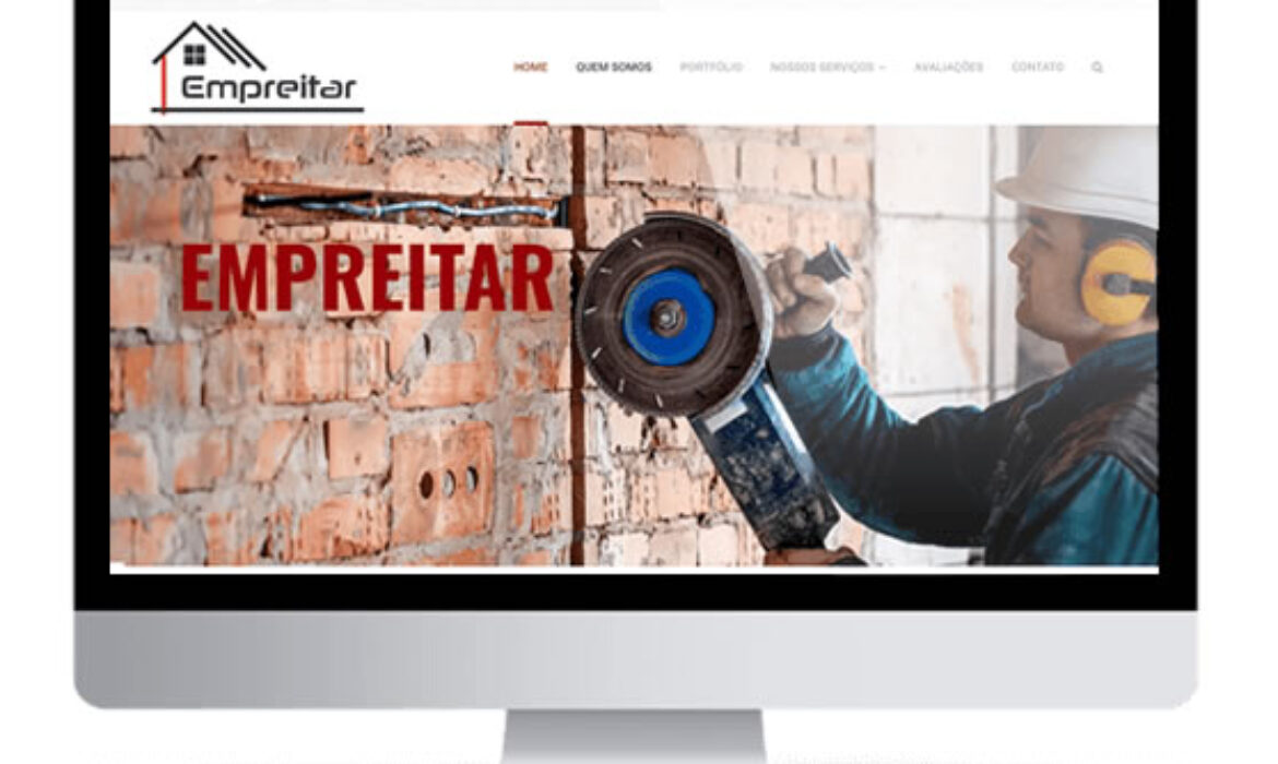Site criado para Empreitar Reformas