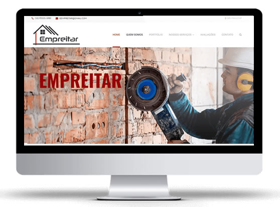 Site criado para Empreitar Reformas