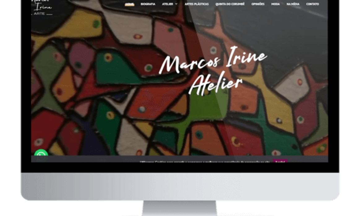 Site criado Para Atelier Marcos Irine