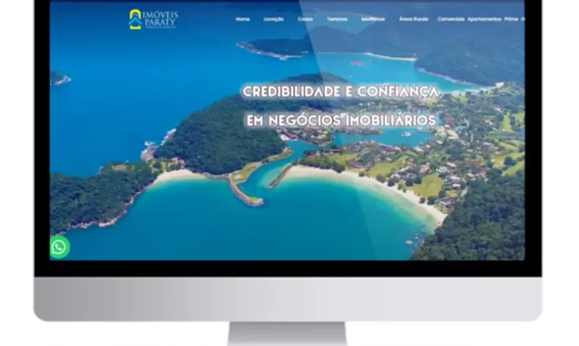 Site criado para Imobiliária imoveisparaty.net