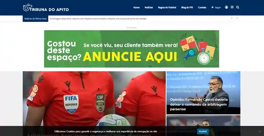 Site criado para Tribunadoapito.com.br