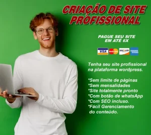 capa-criacao-de-sites Criação de Site profissional, responsivo na plataforma Wordpress com otimização SEO orgânico a venda em Cascavel Paraná.