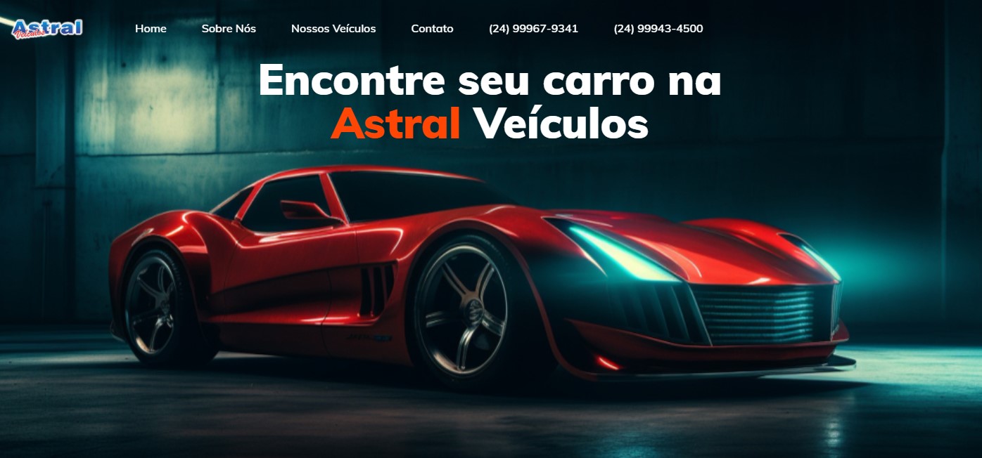 Criação de site em Angra dos Reis para agência de automóveis